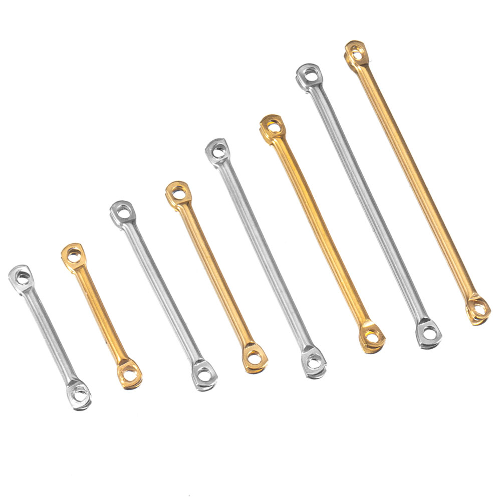 Jewelry Making Drill - 20 個 15-30 ミリメートルステンレス鋼フラットヘッドコネクタ DIY イヤリングネックレスジュエリー作成用