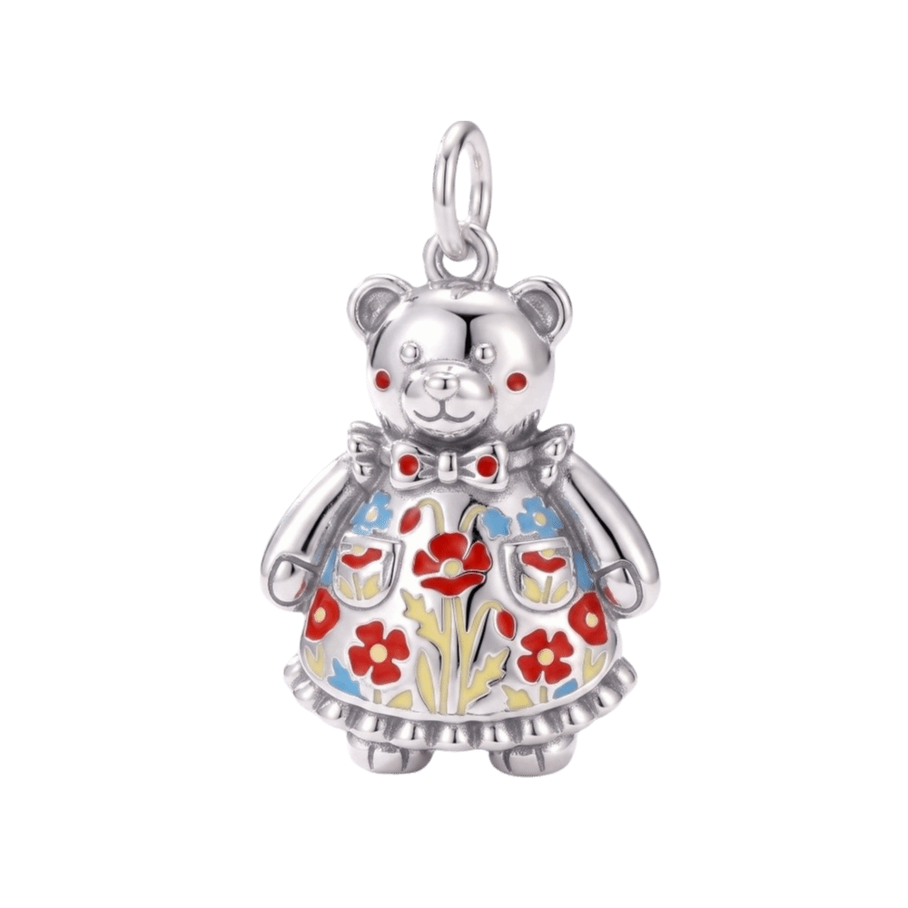 Jewelry Making London - かわいいステンレス製の漫画風ペンダント。ミニチュアの英国をテーマにしたジュエリー製作用チャーム。軽量で、ロンドンをテーマにしたDIYチャームブレスレットに最適。