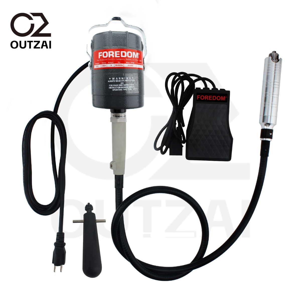 Jewelry Making Machines - 110V CC30フレックスシャフトグラインダー ジュエリーロータリー研磨機 24000rpm 230W フレックスシャフトハンギングモーター