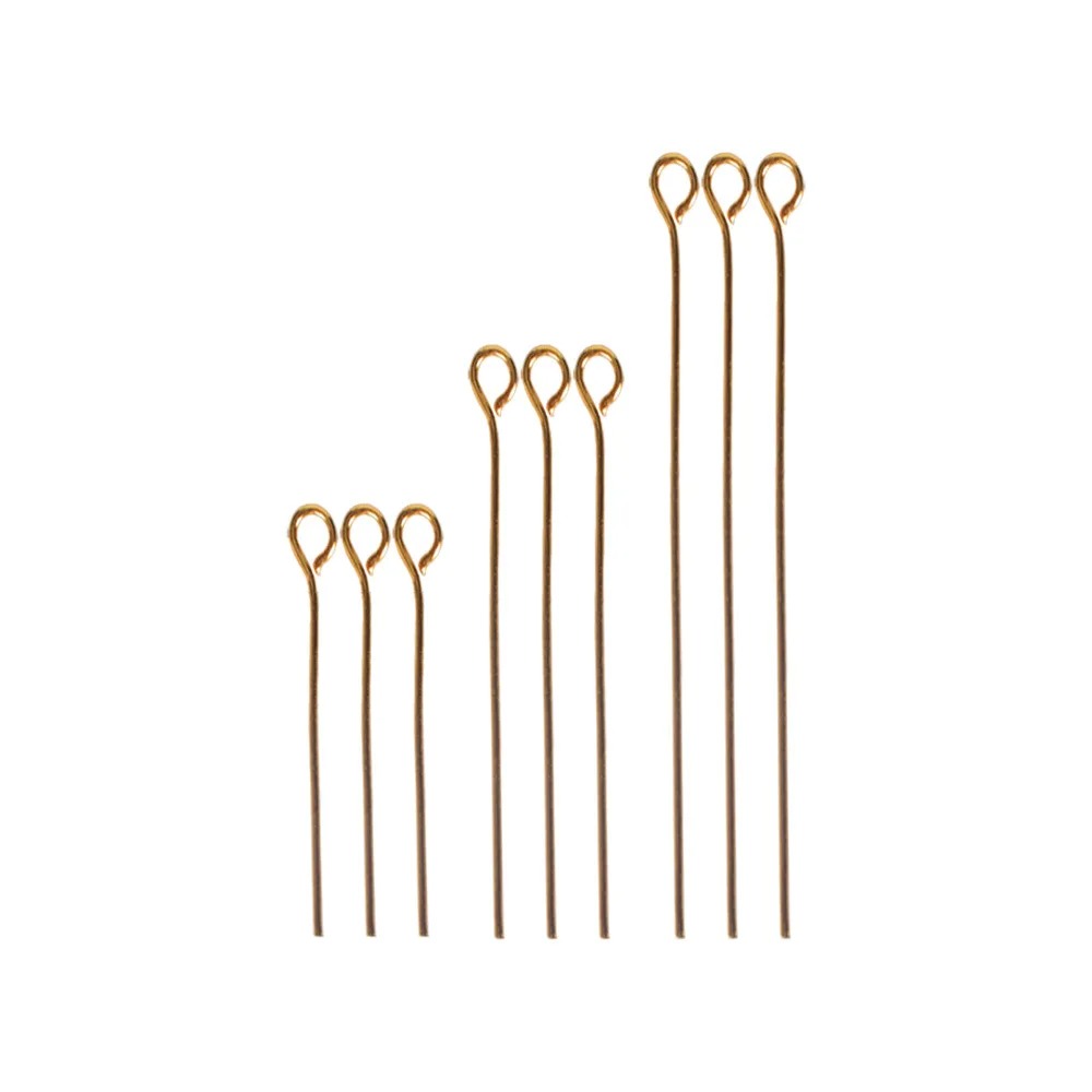 Jewelry Making Drill - 200個入り 16mm 20mm 30mm ミニメタルワイヤーアイピン ビーズ用