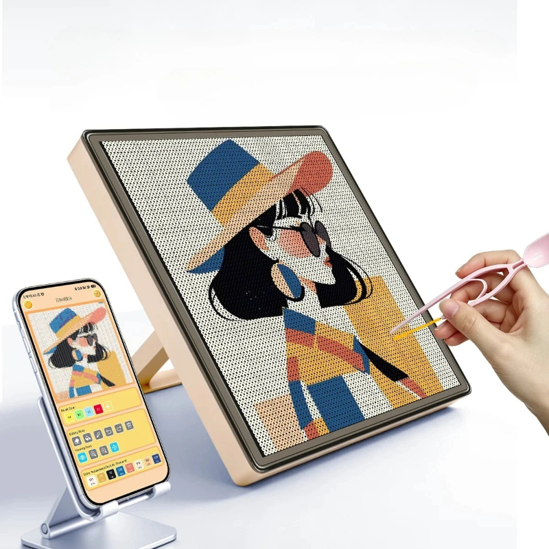 DIY スマート LED ペグボード APP 制御電子ヒュー - Jewelry Making Board のレビューと価格
