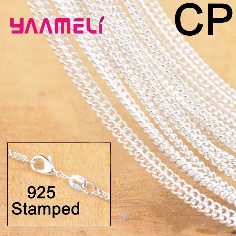 10 個ホット販売 18 インチ 925 スターリングシルバ - Lobster Clasp Silver のレビューと価格