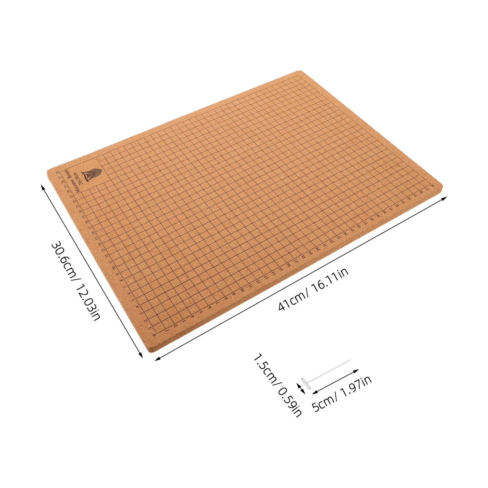 マクラメ初心者向けグリッドコルクボード1セット（16x12イ - Jewelry Making Board のレビューと価格