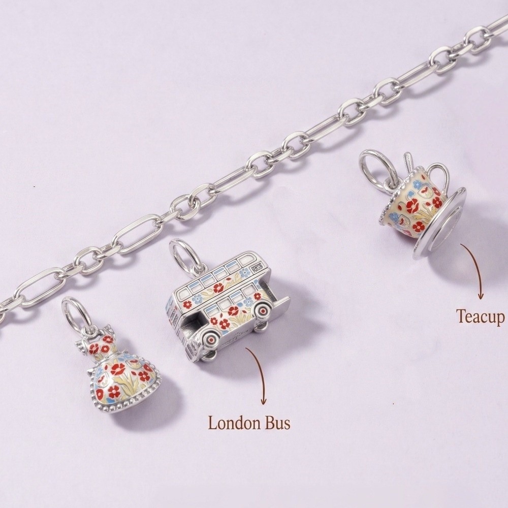 おしゃれなステンレス製の漫画風ペンダント。ミニチュアの英国を - Jewelry Making London のレビューと価格
