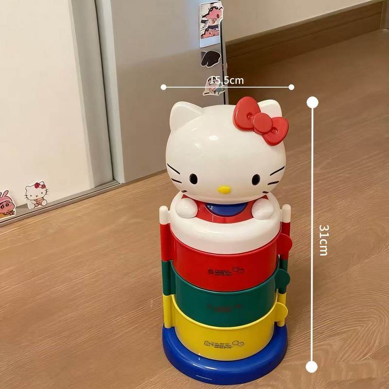 漫画キャラクター ハローキティ 収納ボックス 回転式三層開口 - Jewelry Making Board のレビューと価格