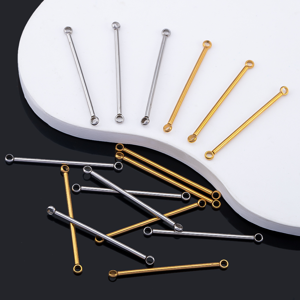 10 個のステンレス鋼ダブルリング接続ロッド DIY イヤリ - Jewelry Making Drill のレビューと価格