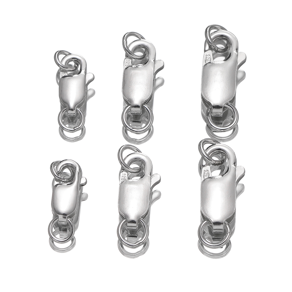 2個入り シルバー製ロブスタークラスプ ジュエリーコネクター - Lobster Clasp Silver のレビューと価格