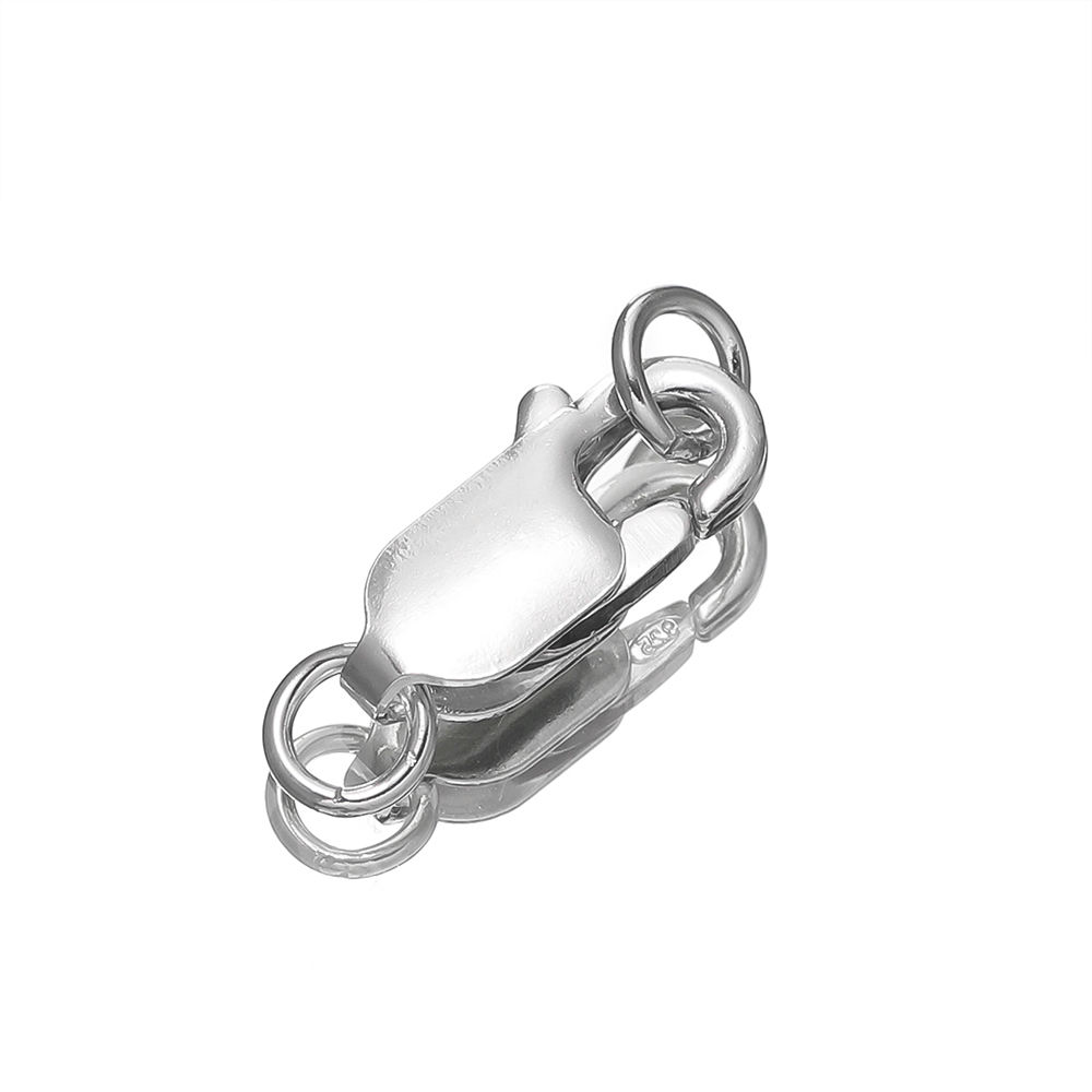 2個入り シルバー製ロブスタークラスプ ジュエリーコネクター - Lobster Clasp Silver のレビューと価格