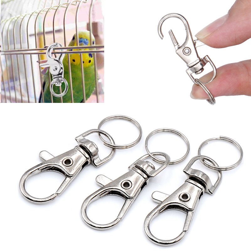 10/20 個シルバー金属ロブスタークラスプ鳥ウサギケージア - Lobster Clasp Silver のレビューと価格